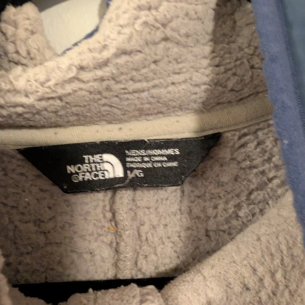 Rare Vintage‎ THE NORTH FACE Deep Pile Fleece Full Zip Jacket 2000s Oatmeal SZ L